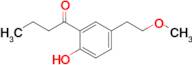 1-(2-Hydroxy-5-(2-methoxyethyl)phenyl)butan-1-one