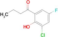 1-(3-Chloro-5-fluoro-2-hydroxyphenyl)butan-1-one