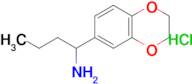 1-(2,3-Dihydrobenzo[b][1,4]dioxin-6-yl)butan-1-amine hydrochloride