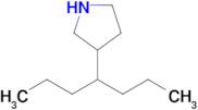 3-(Heptan-4-yl)pyrrolidine