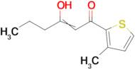 3-hydroxy-1-(3-methylthiophen-2-yl)hex-2-en-1-one