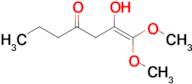 2-hydroxy-1,1-dimethoxyhept-1-en-4-one