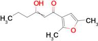 1-(2,5-dimethylfuran-3-yl)-3-hydroxyhex-2-en-1-one