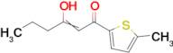 3-hydroxy-1-(5-methylthiophen-2-yl)hex-2-en-1-one