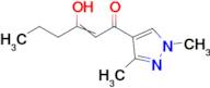 1-(1,3-dimethyl-1H-pyrazol-4-yl)-3-hydroxyhex-2-en-1-one