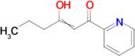 3-hydroxy-1-(pyridin-2-yl)hex-2-en-1-one