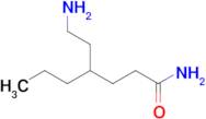 4-(2-Aminoethyl)heptanamide