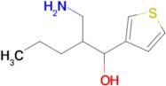 2-(Aminomethyl)-1-(thiophen-3-yl)pentan-1-ol