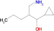 2-(Aminomethyl)-1-cyclopropylpentan-1-ol