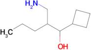 2-(Aminomethyl)-1-cyclobutylpentan-1-ol