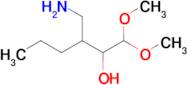 3-(Aminomethyl)-1,1-dimethoxyhexan-2-ol