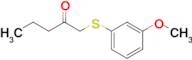 1-((3-Methoxyphenyl)thio)pentan-2-one