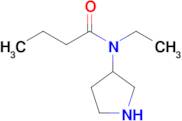 n-Ethyl-N-(pyrrolidin-3-yl)butyramide