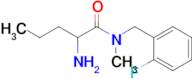 2-Amino-N-(2-fluorobenzyl)-N-methylpentanamide