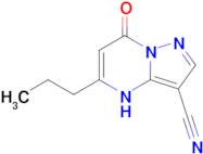 7-Oxo-5-propyl-4,7-dihydropyrazolo[1,5-a]pyrimidine-3-carbonitrile