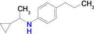 n-(1-Cyclopropylethyl)-4-propylaniline