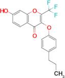 7-Hydroxy-3-(4-propylphenoxy)-2-(trifluoromethyl)-4h-chromen-4-one