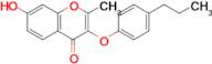 7-Hydroxy-2-methyl-3-(4-propylphenoxy)-4h-chromen-4-one