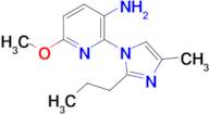 6-Methoxy-2-(4-methyl-2-propyl-1h-imidazol-1-yl)pyridin-3-amine