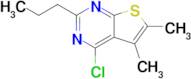 4-Chloro-5,6-dimethyl-2-propylthieno[2,3-d]pyrimidine