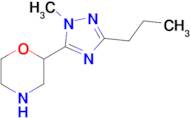 2-(1-Methyl-3-propyl-1h-1,2,4-triazol-5-yl)morpholine