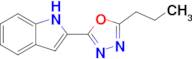 2-(1h-Indol-2-yl)-5-propyl-1,3,4-oxadiazole