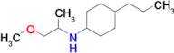 n-(1-Methoxypropan-2-yl)-4-propylcyclohexan-1-amine