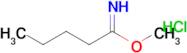 Methyl pentanimidate hydrochloride