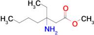 Methyl 3-amino-3-ethylheptanoate