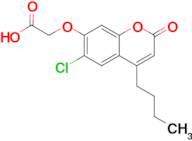 2-((4-Butyl-6-chloro-2-oxo-2h-chromen-7-yl)oxy)acetic acid