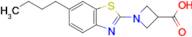 1-(6-Butylbenzo[d]thiazol-2-yl)azetidine-3-carboxylic acid