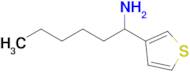 1-(Thiophen-3-yl)hexan-1-amine