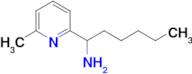 1-(6-Methylpyridin-2-yl)hexan-1-amine