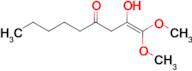 2-hydroxy-1,1-dimethoxynon-1-en-4-one