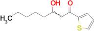 3-hydroxy-1-(thiophen-2-yl)oct-2-en-1-one