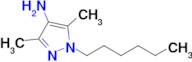 1-Hexyl-3,5-dimethyl-1h-pyrazol-4-amine