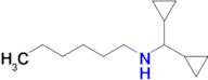 n-(Dicyclopropylmethyl)hexan-1-amine