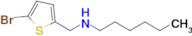 n-((5-Bromothiophen-2-yl)methyl)hexan-1-amine