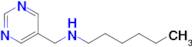 n-(Pyrimidin-5-ylmethyl)hexan-1-amine