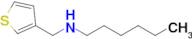 n-(Thiophen-3-ylmethyl)hexan-1-amine