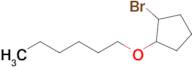 1-Bromo-2-(hexyloxy)cyclopentane