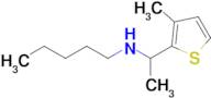 n-(1-(3-Methylthiophen-2-yl)ethyl)pentan-1-amine