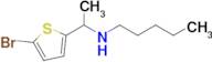 n-(1-(5-Bromothiophen-2-yl)ethyl)pentan-1-amine