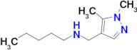 n-((1,5-Dimethyl-1h-pyrazol-4-yl)methyl)pentan-1-amine