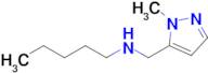 n-((1-Methyl-1h-pyrazol-5-yl)methyl)pentan-1-amine