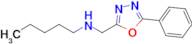 n-((5-Phenyl-1,3,4-oxadiazol-2-yl)methyl)pentan-1-amine