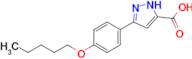 3-[4-(pentyloxy)phenyl]-1H-pyrazole-5-carboxylic acid