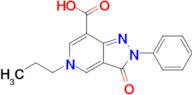 3-Oxo-2-phenyl-5-propyl-3,5-dihydro-2h-pyrazolo[4,3-c]pyridine-7-carboxylic acid