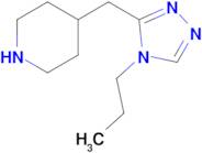 4-((4-Propyl-4h-1,2,4-triazol-3-yl)methyl)piperidine