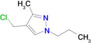 4-(Chloromethyl)-3-methyl-1-propyl-1h-pyrazole